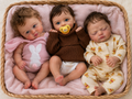 Realistic Reborn Dolls Isabelle, Jessica and Sophia (  Girls ) – Sizes 12", 16", 20" 30"  inches + 3 Premium  Kits